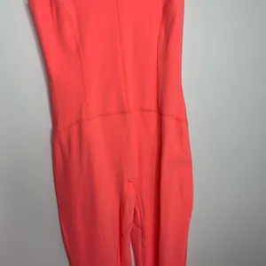 FP Movement Never better Strappy Back Jumpsuit Neon Coral Womens Small thumbnail 14