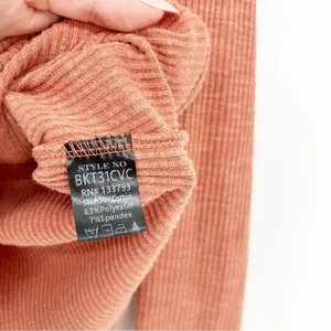 VICI Long Sleeve Henley Top Women's Size S Rust Boho‎ thumbnail 6