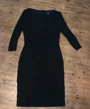 White House Black Market asymmetrical instantly slimming dress thumbnail 1