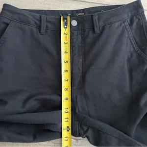 Quince Luna Stretch High Rise Slim Straight Organic Cotton Jeans Black 28in 8 thumbnail 9