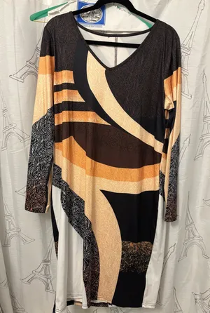 Nylon Boho dress Multiple Size L thumbnail 1