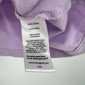 Life is Good Women Short Sleeve Boxy Crusher Tee Freestyle light Purple size XL thumbnail 7