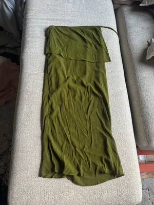 Zara Olive Maxi Skirt thumbnail 2