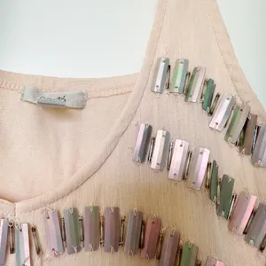 Iridescent Beaded Tank Top thumbnail 5