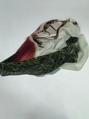 Edward Roth - New York - Hand Paint Silk Scarf - 80"x25". NEW‎ in Bag. thumbnail 16