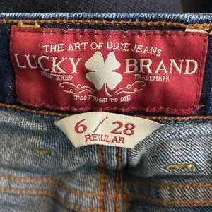 LUCKY BRAND Size 6/28 Distressed Denim Sofia Boot Cut Jeans NEW thumbnail 8