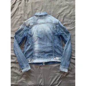 Levis Jean Jacket Womens Blue Medium Wash Trucker‎ Denim Y2K Size Large thumbnail 7