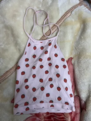 Am Strawberry Light Pink Halter Top thumbnail 1