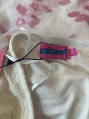 Ediked Cream Halter Dress thumbnail 3