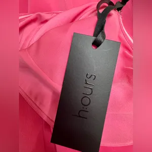 h:ours Lazaro Strapless Plunge Midi Dress in Pink Candy size XS NEW $160 thumbnail 8
