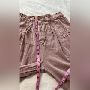 Free People Living in the City Seamed Pink Relaxed Pants thumbnail 10