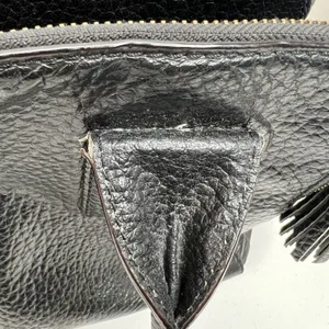 Kate Spade Lydia Southport Ave Shoulder Bag Large New York Black Pebbled Leather thumbnail 9