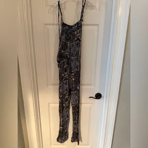 Elegant Women's Black and Blue Jumpsuit thumbnail 2