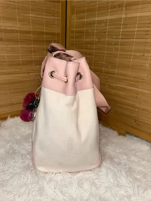 Juicy Couture Sweet Tea Party Daydreamer tote bag soft white velour handbag Y2K thumbnail 4