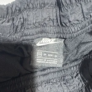 Nike Women's Black Athletic Shorts with White Piping thumbnail 3