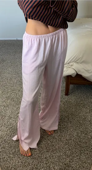 Light pink Auden pajama pants Size M thumbnail 1