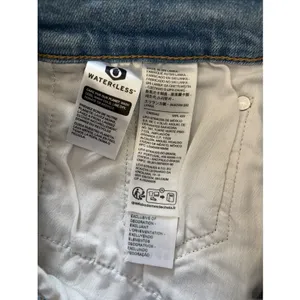 Levis Ribcage Straight Ankle Womens 28 Light Blue Distressed Jeans Retro thumbnail 5