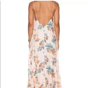 Free People Intimately Star Chasing Slip Maxi Dress in Hibiscus Combo‎ thumbnail 3
