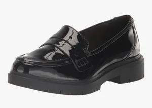 NEW Black Patent Clarks Westlynn Ayla Loafer Shoes 11 $95 thumbnail 1
