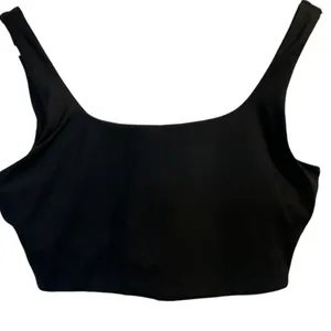 MADEWELL Black Stretch Knit Elastic Band Sports Bra - Size Small thumbnail 3