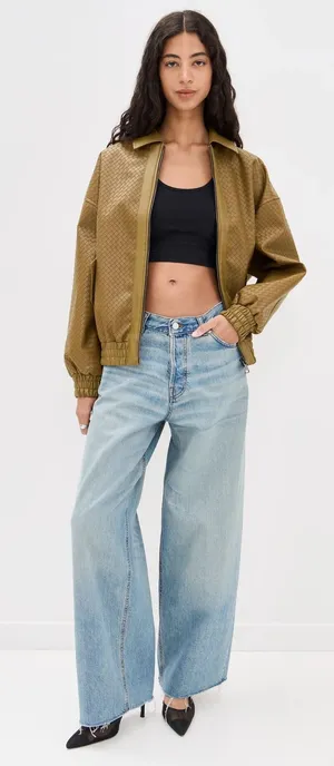 Lioness Green Bomber Jacket thumbnail 1