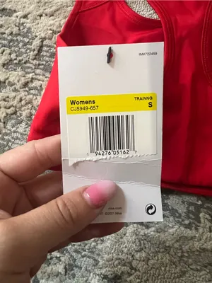 NWT Nike Red Medium Support Non Padded Swoosh 2.0 Sports Bra Size Small thumbnail 4