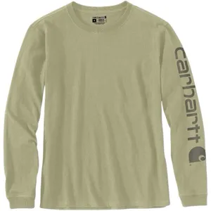 Carhartt Loose Fit Heavyweight LS Logo Sleeve Graphic Sleeve T-Shirt Small NWT thumbnail 1