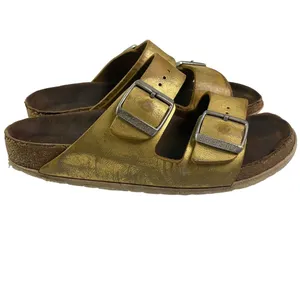 Birkenstock Arizona Gold Sandals 38 Womens‎ 7 has some wear thumbnail 2