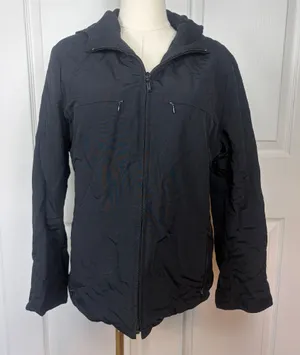Old navy black water resistant jacket thumbnail 1