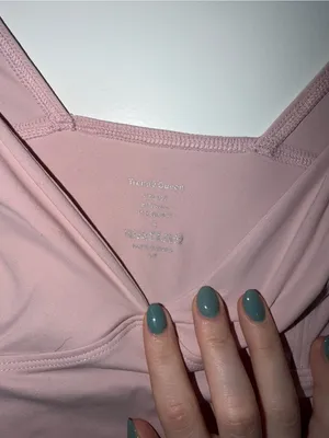 Blush Pink Sweetheart Cap-Sleeve Crop Top thumbnail 3