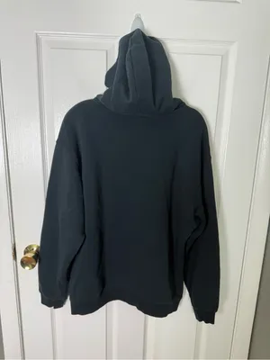 Skims Cotton Fleece Blend Classic Hoodie Dark Green XXS thumbnail 3