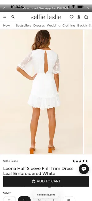 Selfie Leslie White Dress thumbnail 2