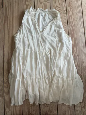 Wilfred White Tiered Sleeveless dress Size XS thumbnail 1
