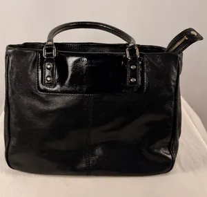 Kate Spade Patent Leather Top-Handle Bag‎ in Black thumbnail 1