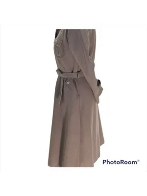 Xin Xin Trench Coat Beige Size M Vintage Preppy Neutral Old Money Spring Classic thumbnail 9