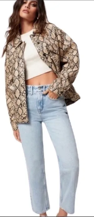 Good American Boyfriend Straight Jeans, Size 28 thumbnail 1