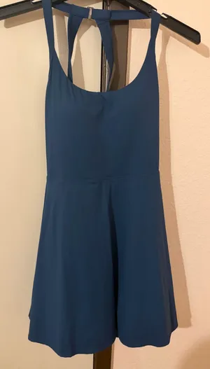 Halara Active Softlyzero™ Airy Backless Twisted Flare Low Support Dance Dress thumbnail 1
