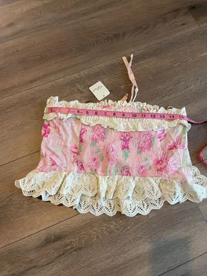 Free People Dolly Tube Top- size Large thumbnail 6