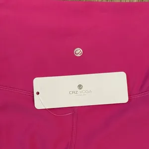 CRZ YOGA Thermal Fleece Lined Leggings 28'' NWTs XS Hibiscus Purple thumbnail 8