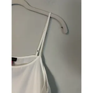Vince Camuto White Slinky Cami Sz L NEW thumbnail 7