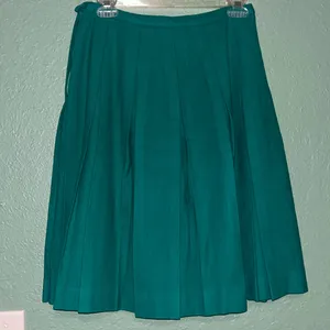 Vintage Wool Pleated Union Made Cheer Skirt Varsity Pleated Skirt thumbnail 4