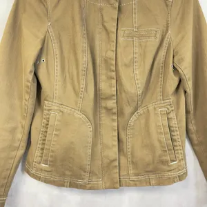 Boden Military Utility‎ Jacket Womens Size 6 Cotton Blend Indie Heritage Neutral thumbnail 4