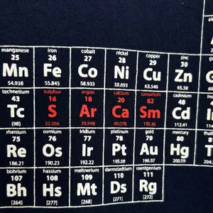 Periodic table of Elements T Shirt Women’s Size Medium Humorous Science Sarcasm thumbnail 3