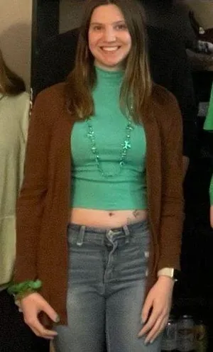 American Eagle ribbed turtleneck long sleeve cropped shirt S thumbnail 2