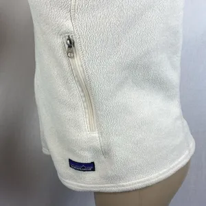 Patagonia Tan Synchlla Sleeveless Zip Up Fleece Vest S thumbnail 4