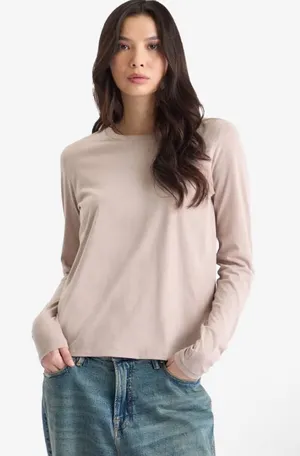 SKIMS Relaxed Long Sleeve T-Shirt M thumbnail 1