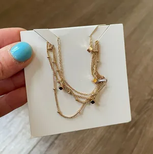 Lily Sky Sydney Bracelet Duo gold jewelry layering set NEW in packaging thumbnail 1