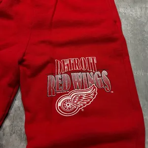Vintage 1992 Detroit Red Wings Champion Sweatpants Red thumbnail 2