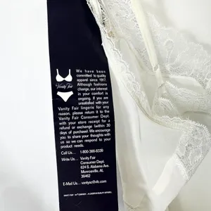 VTG Vanity Fair Modern Romance 36 Ivory Lace Slip Nightgown Sleepwear NWT 1808‎ thumbnail 7