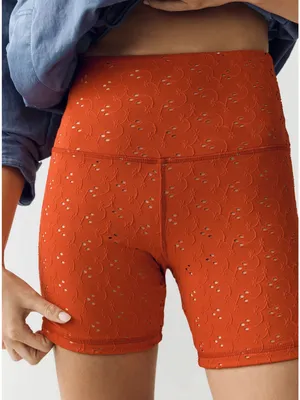 NWT Anthropologie Strut This Eyelet High-Rise Biker Shorts Size XL thumbnail 2